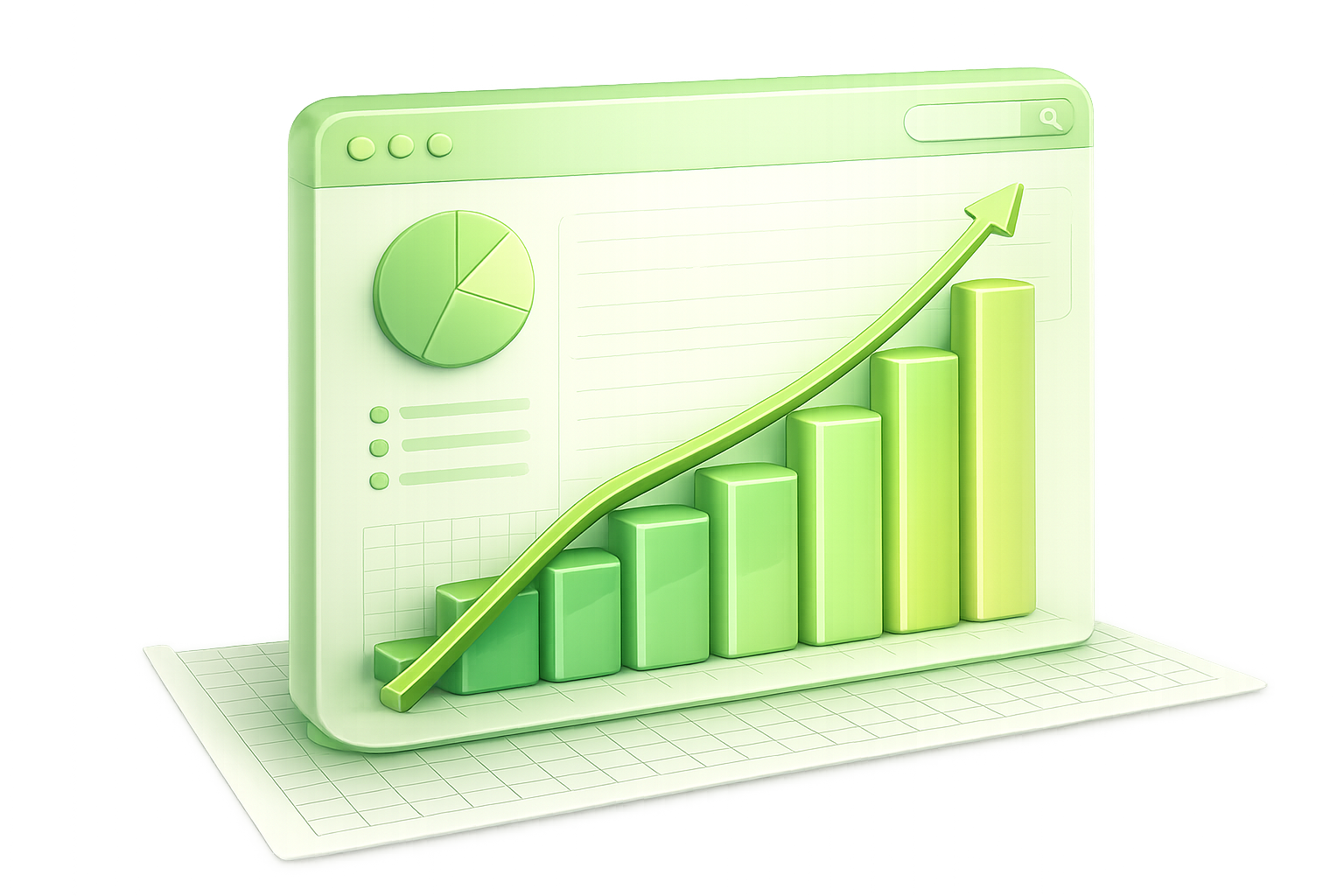 Analytics dashboard illustration